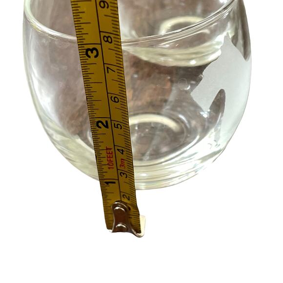 Vintage Etched Scottie Dog Terrier Roly Poly Cocktail Glasses MCM Set of 4 READ - Picture 12 of 12